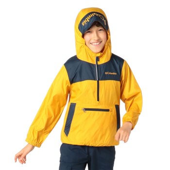 Columbia Jakne Za Dječake - Bloomingport Windbreaker Svijetlo Zlatne Tamnoplave | NLHZ-46572